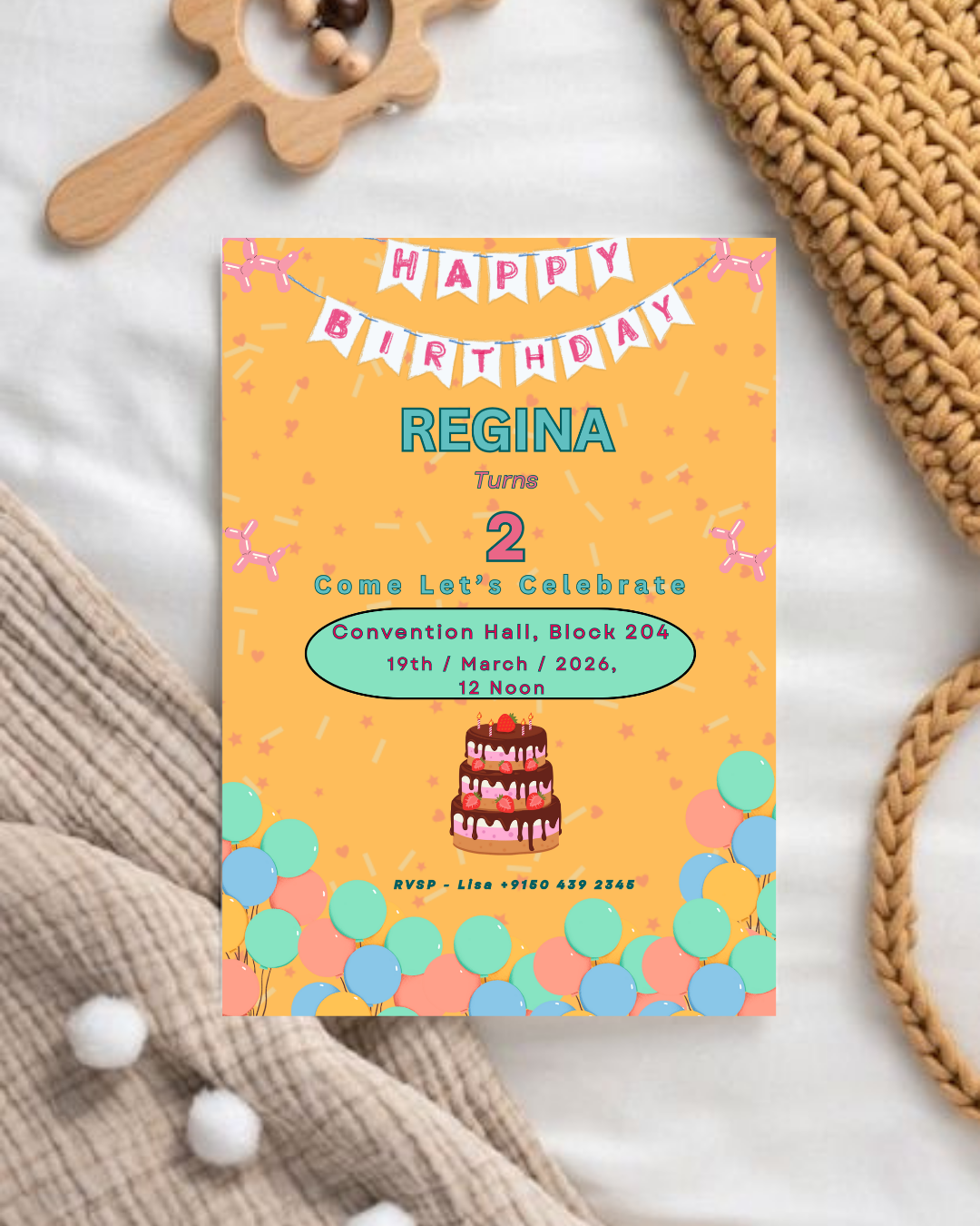 dive into the fun birthday invite (3)